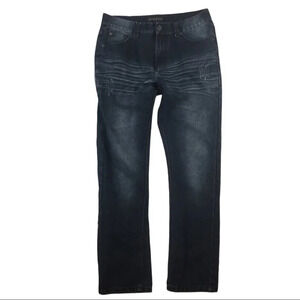 MJ143 Jeanetix Distressed Straight Leg Jeans 32x32